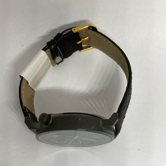 Fossil Barstow FS5508 Men's Black Leather Analog Dial Quartz Wrist Watch UC271 - Picture 8 of 12